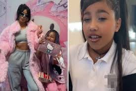 North West, 9, shows off her $1.8K bags in new photos as mom Kim Kardashian  is ripped for 'flaunting her wealth'