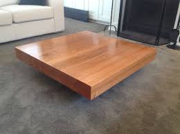 Recycled Hardwood Timber Floating Coffee Table Coffee Table Wood Coffee Table Solid Wood Coffee Table