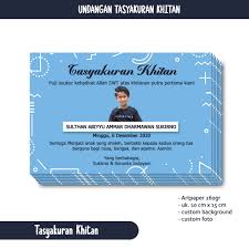 Bisa digunakan untuk kartu apapun, sesuai dengan keinginan customer. Beli Undangan Khitan Tasyakuran Khitan Kartu Ucapan Khitan Murah Seetracker Indonesia