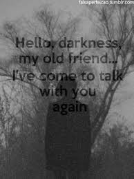 Simon And Garfunkel Hello Darkness My Old Friend Lyrics The Sound Of Silence Song Quotes Favorite Lyrics Quotes