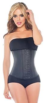 Waist Trainer Corset Long Torso With Three Rows Of Hooks