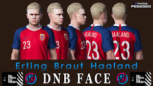 Starting 23 april, a new squad will be released every friday to celebrate the best players from select leagues. Pes 2020 Faces Erling Braut Haland By Dnb Soccerfandom Com Free Pes Patch And Fifa Updates
