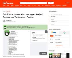 Kirim lamaran lengkap anda ke : Salah Info Lowongan Kerja Puskesmas Marganada Turnbackhoax