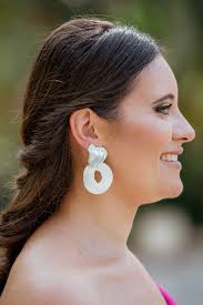 PENDIENTE FLORES LILAS