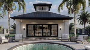 See more ideas about pool house, backyard, outdoor rooms. Modern Pool House Plan Harmon