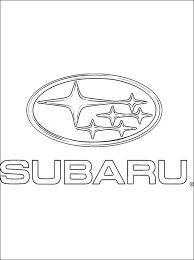 Print and color airplanes, animals, birds and beach pictures. Coloring Page Subaru Logo Coloring Pages Subaru Logo Subaru Cars Subaru