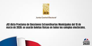 El intendente de misiones, carlos koth, apareció repartiendo boletas electorales de su partido para estamos en veda electoral y el señor intendente de puerto rico está repartiendo votos en plena. Jce Dicta Proclama De Elecciones Extraordinarias Municipales Del 15 De Marzo De 2020