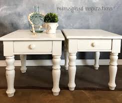 Old White Side Tables White Side Tables Painted Table Annie Sloan Old White
