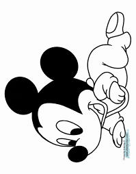 They are the most famous couple in the cartoon! Baby Mickey Mouse Coloring Page New Disney Babies Printable Coloring Pages Baby Coloring Pages Disney Coloring Pages Mickey Mouse Coloring Pages