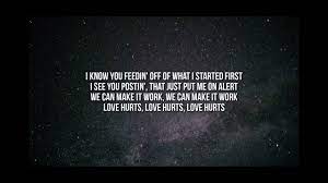 Lil Tjay Love Hurts Lyrics Youtube