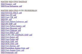 Contoh soal skb guru sd pdf icpns. Contoh Soal Dan Materi Seleksi Kompetensi Bidang Skb Cpns 2019 Kudus Kerja