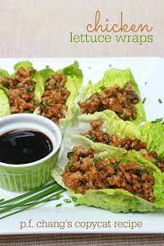 Pf Changs Chicken Lettuce Wraps Recipes Chicken Lettuce Wraps Recipe Lettuce Wrap Recipes Healthy Recipes