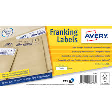Avery Franking Label 165x44mm P1000 Fl11