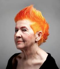 Image Result For Old Woman Bright Hair Edgy Hair Granny Hair Short Hair Styles
