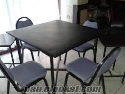 Antalyada Kahvehane Oyun Masa Ve Sandalyesi