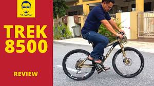 Having ultimate grip when riding a mountain bike doesn't just apply to your tires, you should have ultimate grip with your shoes too. Trek 8500 Mountain Bike Malaysia Aluminium Shimano Deore Xt Basikal Mtb 2010 Review Youtube