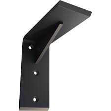 Heavy duty steel support brackets. Ekena Millwork Bktm02x06x06cgpbl 2 1 2 W X 6 D X 6 H Countertop Support Heavy Duty Steel Heavy Duty Bracket Powder Coated Black