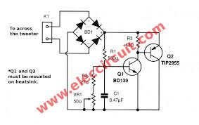 Your friend will be amazing for your. The Tweeter Speaker Protection Circuit Eleccircuit Com