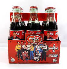 Coca cola original nascar daytona beach 500 2008 8oz and case of 6 w/ case. 2002 Coca Cola Coke Racing Family Limited Edition Glass Bottle 6 Pack Ebay