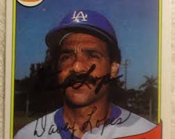 Dave Lopes Autographed 1979 Topps Baseball Card AUTOGRAPH