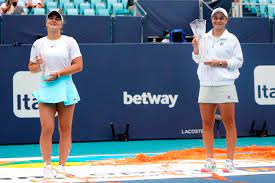 Barty won only three of the final 15 games in the match as she faded after a hot start. Canada S Bianca Andreescu Injured In Loss To Ash Barty In Miami Open Final The Star