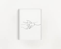 Holding Hands Printable Line Marriage Proposal Drawing Etsy Wedding Drawing Couple Illustration Couple Art