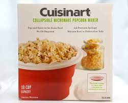 Use a toaster or toaster oven to cook a quick breakfast. Cuisinart Collapsible Microwave Popcorn Maker 17 Pop Serve In The Same Bowl Cuisinart Microwave Popcorn Maker Microwave Popcorn Popcorn
