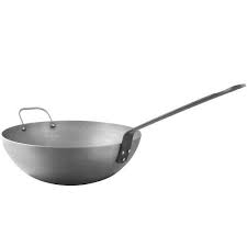 I think it's more like a skillet. Mauviel M Steel 11in 24cm Wok