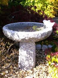 Bird Bath Well Cover Our Best Seller Small Natural Bird Bath Is Silver Grey Granite With 2 Granite Bird Feature Details Are On Our Website Bird Bath Stone Bird Baths Grey Granite