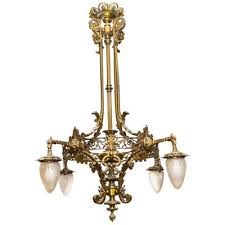 There is no one victorian style, but rather a number grouped together under the victorian heading Antique Victorian Style Bronze Chandelier For Sale At Pamono