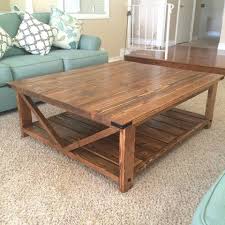 Modified Rustic X Coffee Table Ana White In 2020 Coffee Table Rustic Coffee Tables Simple Coffee Table