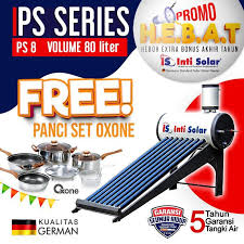 Kapasitas water heater sanken 200 liter mampu memenuhi kebutuhan air panas untuk 8 orang tanpa harus menggunakan back up heater (tanpa listrik). Intisolar Ps 8 Pemanas Air Tenaga Matahari Solar Water Heater 80 Liter Shopee Indonesia
