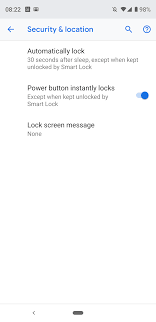 After tapping that, android will confirm it by displaying a message, device will stay locked until you manually unlock My Phone Screen Will Not Stay Unlocked Even Though I Ve Chosen Options To Stay Unlocked Google Pixel Community