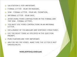 Dear sir/madam, (if there is a name in the question, include the name with mr. World Of English Exams Ielts General Letter Writing Tips Writing Task 1 Facebook