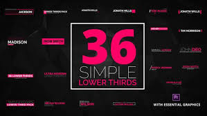 Download premiere pro templates , free premiere pro templates. Mogrt Titles Lower Thirds Pack Lower Thirds Lower Premiere Pro