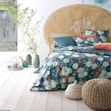 On Est Aussi Fan De La Housse De Couette Avec Images Tete De Lit En Rotin Lit Rotin Decoration Chambre Cosy