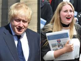 Boris johnson, the then mayor of london. Boris Johnson S Vote Leave Poster At His Daughter S Graduation On Eu Referendum Day Did Not Go Unanswered Mirror Online