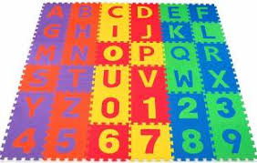 Total 36 tiles in a pack. Imaginea Puzzle Play Mat For Kids Abc Alphabet And 0 9 Number Interlocking Eva Foam Floor Learning Playmat For Home Best Gift For Kids 36 Blocks 6x6 Inch Price In India Buy