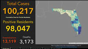 Tap on a county for details or click on the zip code tab at the bottom. Florida Adds 2 926 Covid 19 Cases To Top 100 000 Total Wear