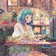 Nostalgic colorful relaxing chill realistic AI Art Generator + Image Search