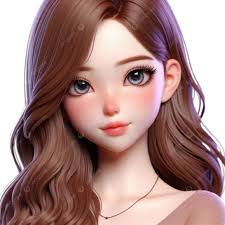 Avec De Longs Cheveux Bruns PNG Images