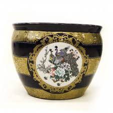 Pseudo qing dynasty qianlong period mark. Fish Bowls Planters