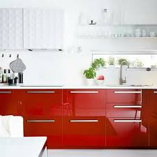 Ikea Kitchen Red White Kitchen Remodel Kitchen Dining Inspiration