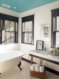 11 Brilliant Ideas For Painting Window Frames Traditional Bathroom White Bathroom White Tile Floor