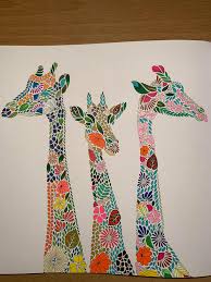 Download I Was Told You Guys Would Like This This Is From The Coloring Book Animal Kingdom By Millie Marotta Giraffes