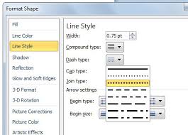 how to insert a dotted line in powerpoint 2010