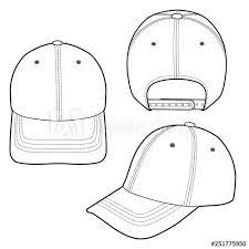 Baseball Cap Fashion Flat Vector Illustration Mockup Design Buy This Stock Vector And Explore Similar Vector Baseball Caps Fashion Fashion Flat Mockup Design