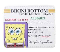 Spongebob Driver S License Card Holder Cakeworthy Spongebob Funny Spongebob Memes Spongebob Wallpaper