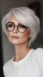 👗 Refined Short Hair And Glasses Short Hairstyles for Women Over 60  Distinction