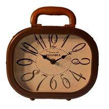 Xoom Retro Bavul Masa Saati Kahverengi Retro Dekorasyon Dekorasyon Fikirleri